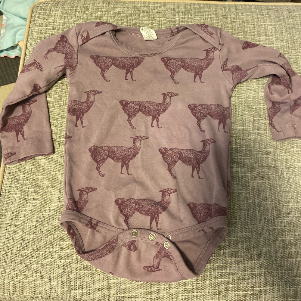 Kate Quinn purple llamas bodysuit